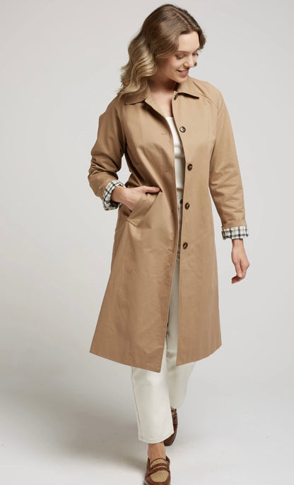 Trenche long intérieur à carreaux ♦️