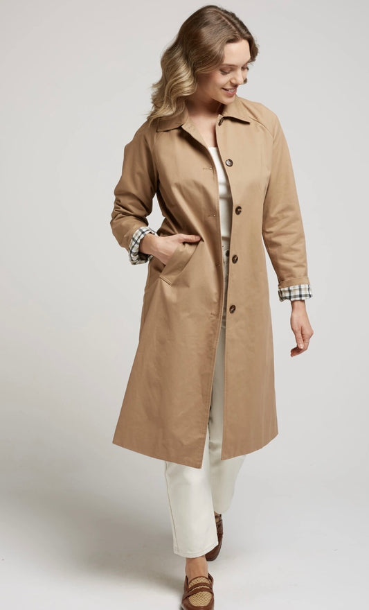 Trenche long intérieur à carreaux ♦️