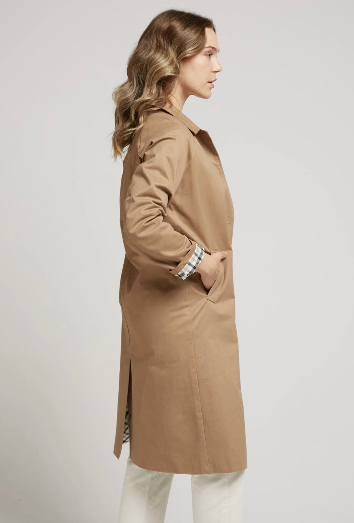 Trenche long intérieur à carreaux ♦️